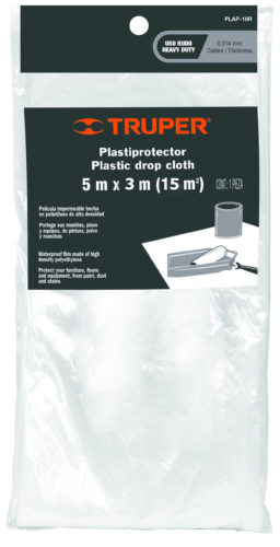 Nylon Protector Pintor, Pisos, Muebles 5x3 Mts Truper