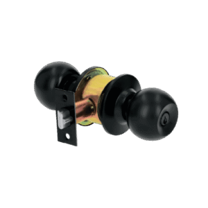 Cerradura Pomo Color Negro 2 Llaves Hermex