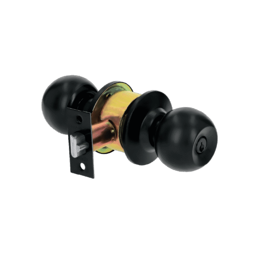 Cerradura Pomo Color Negro 2 Llaves Hermex