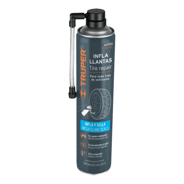Sellador De Llantas Repara Sella Pinchaduras 550gr Truper