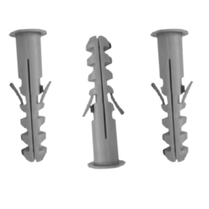 Taco Fisher o Tarugo 10mm con Cuello o Tope, 500unidades VIPlast