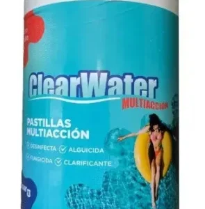 Pastillas Triple Acción Cloro Alguicida Clarificante ClearWater