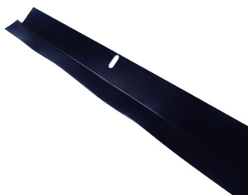 ZOCALO DE ALUMINIO Y GOMA NEGRO 1mts