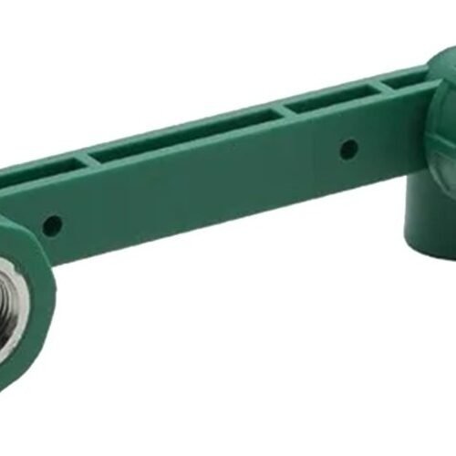 Puente Unión / Codo Doble Termofusión 20mm, Largo 15cm - Aym