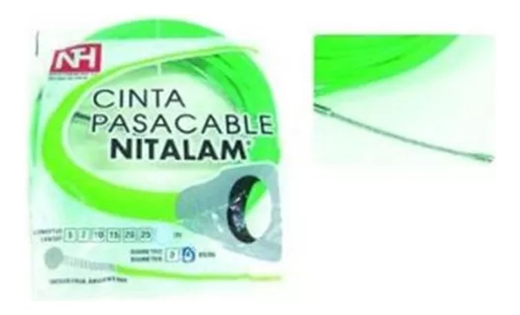 Cinta Pasacable Nylon Alta Resistencia 10mt Grilon