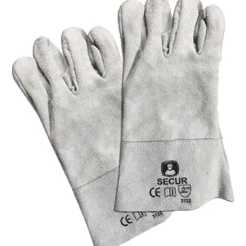 Guantes De Cuero Reforzado Trabajo Construcción Soldar - Aym