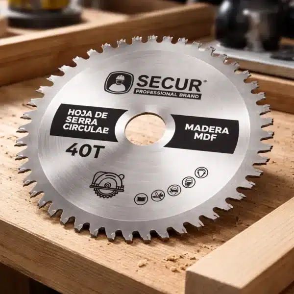 Disco Sierra Corte Madera 10'' Profesional 40 Dientes - Secur