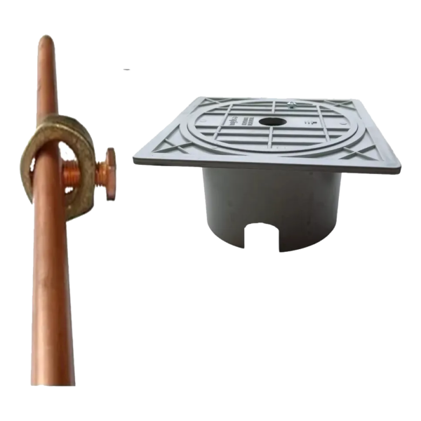 Jabalina Homologada medida 2mts x 5/8" C/Morceto + Caja Registro