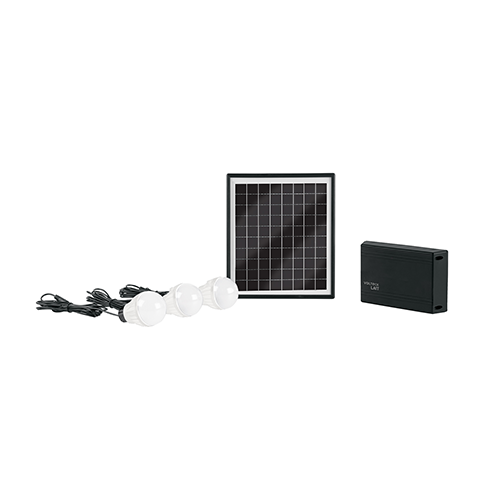 Panel Solar con Lamparas, Salidas USB Volteck