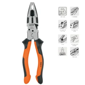 Pinza Multiuso 9" Electricista 6en1 1000V Truper