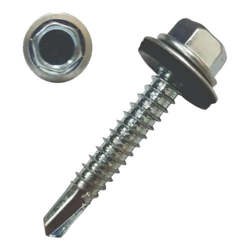 Tornillo Chapa Hexagonal 6,3x65mm Caja 200 Piezas