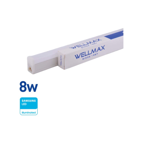 Tubo LED T5 8w (700Lúm) 60cm Frío WELLMAX