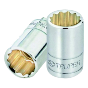 Dado Milimétrico 1/2" Estriado 32mm Truper