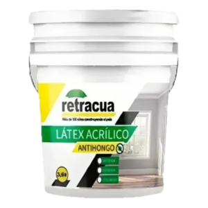Látex Acrílico 20Lts Exterior Blanco Retracua