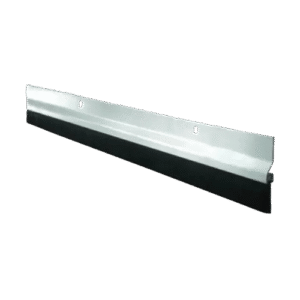 Zócalo Aluminio con goma para Puertas 1mts