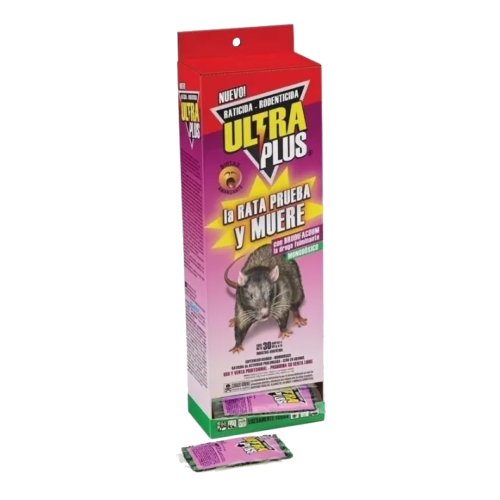 Veneno P/Ratas y Ratones Raticida 50grs Ultra Plus