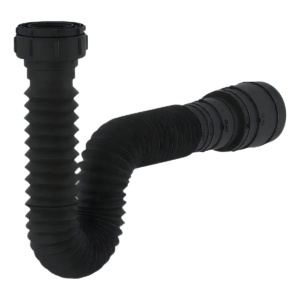 Sifón Corrugado Universal 72cm Negro