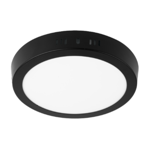 Panel LED Redondo Negro 18w Fría Volteck